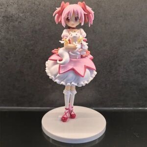 Cute Girl with Cat Anime Statue PVC Characters Figure Toy Gift 7" NEW